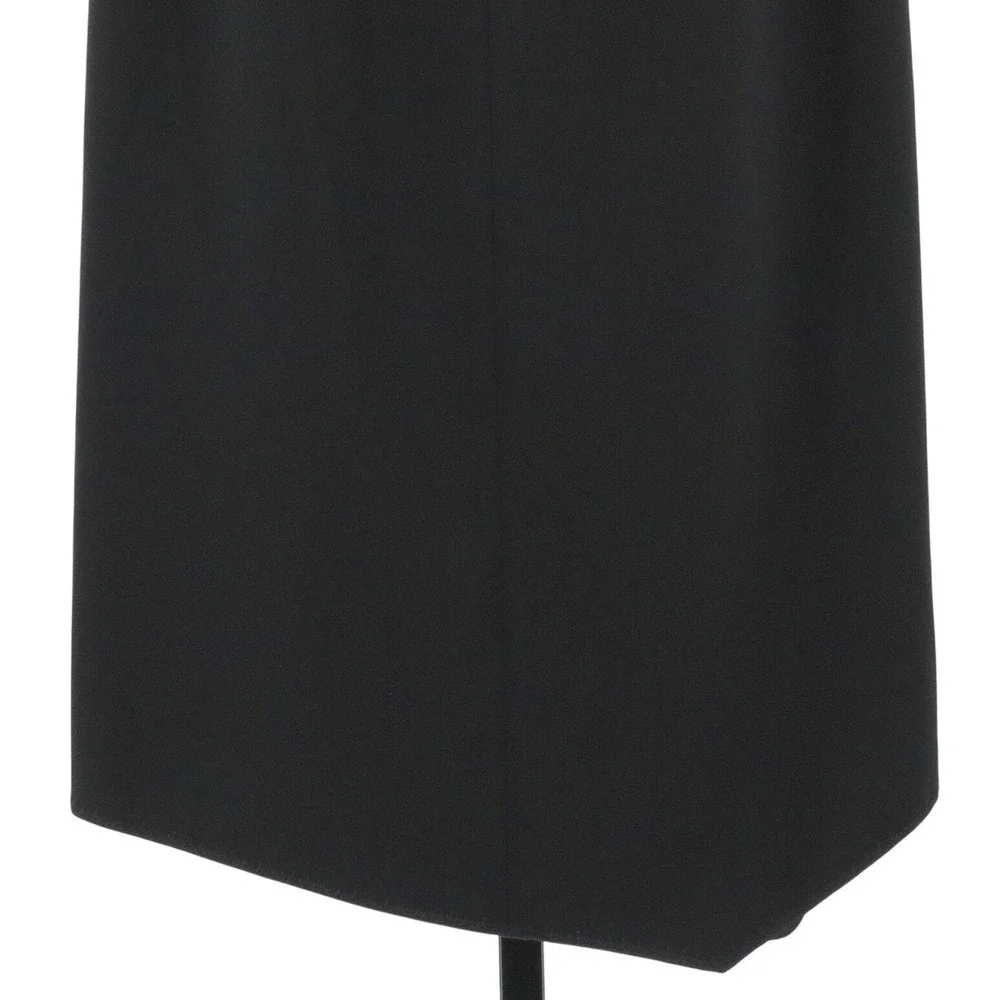 Lafayette 148 New York Black Asymmetrical Hem‎ Skirt Career Minimalist 4